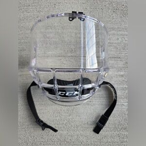 CCM Clear Hockey Full Face Shield / Cage | HECC Certified | Senior | Like New